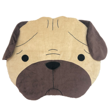 Load image into Gallery viewer, Organic Cotton Bed - Pug Head