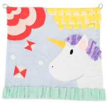 Load image into Gallery viewer, PlayQuilt Dreamers Unicorn Snuffle Mat Nosework Toy