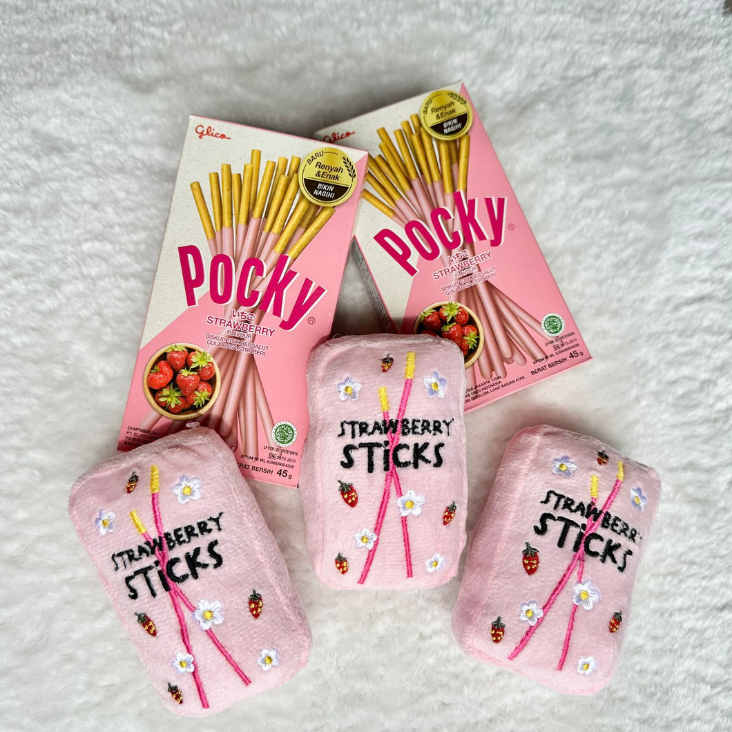 Mini Snackz - Strawberry Pawky Dog Toy