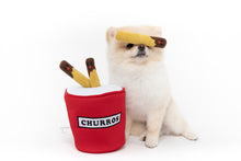 Load image into Gallery viewer, Hide N Seek – Churros Bucket Dog Toy
