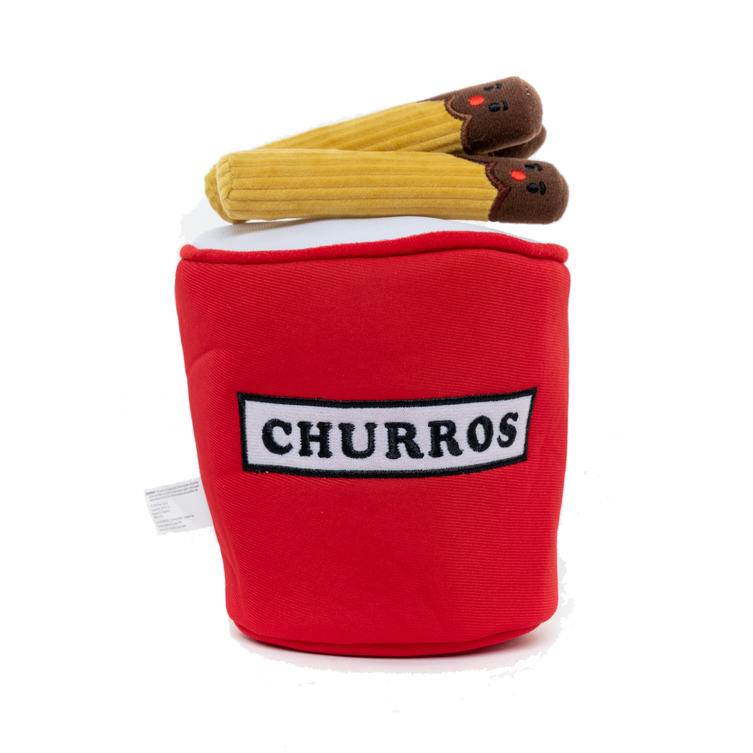 Hide N Seek – Churros Bucket Dog Toy