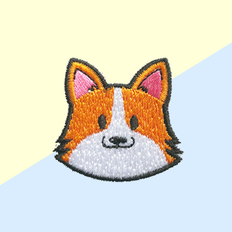 Iron On Patch Corgi