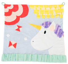 Load image into Gallery viewer, PlayQuilt Dreamers Unicorn Snuffle Mat Nosework Toy
